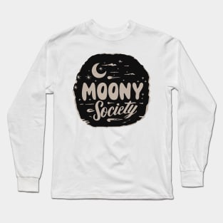 Halloween Moony Society Long Sleeve T-Shirt